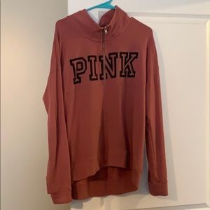 Pink zip-up